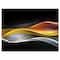 Designart - 3D Gold Silver Wave Design - Abstract Canvas art print